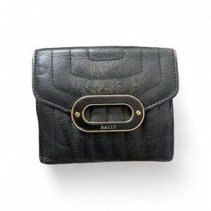 Bally Black Leather Wallet